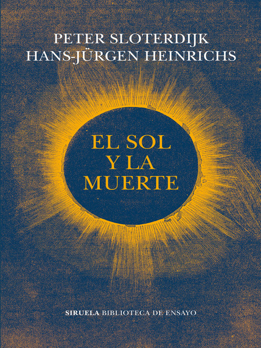 Title details for El Sol y la muerte by Hans-Jürgen Heinrichs - Available